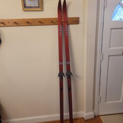 LL Bean by Karhu Waxless Cross Country Ski 190 cm with Rottefella 75mm Bindings-Outstanding Condition