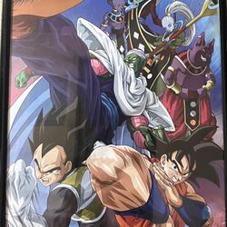 Dragon Ball Z Super Wall Picture Art !