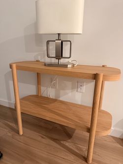 Table and lamp