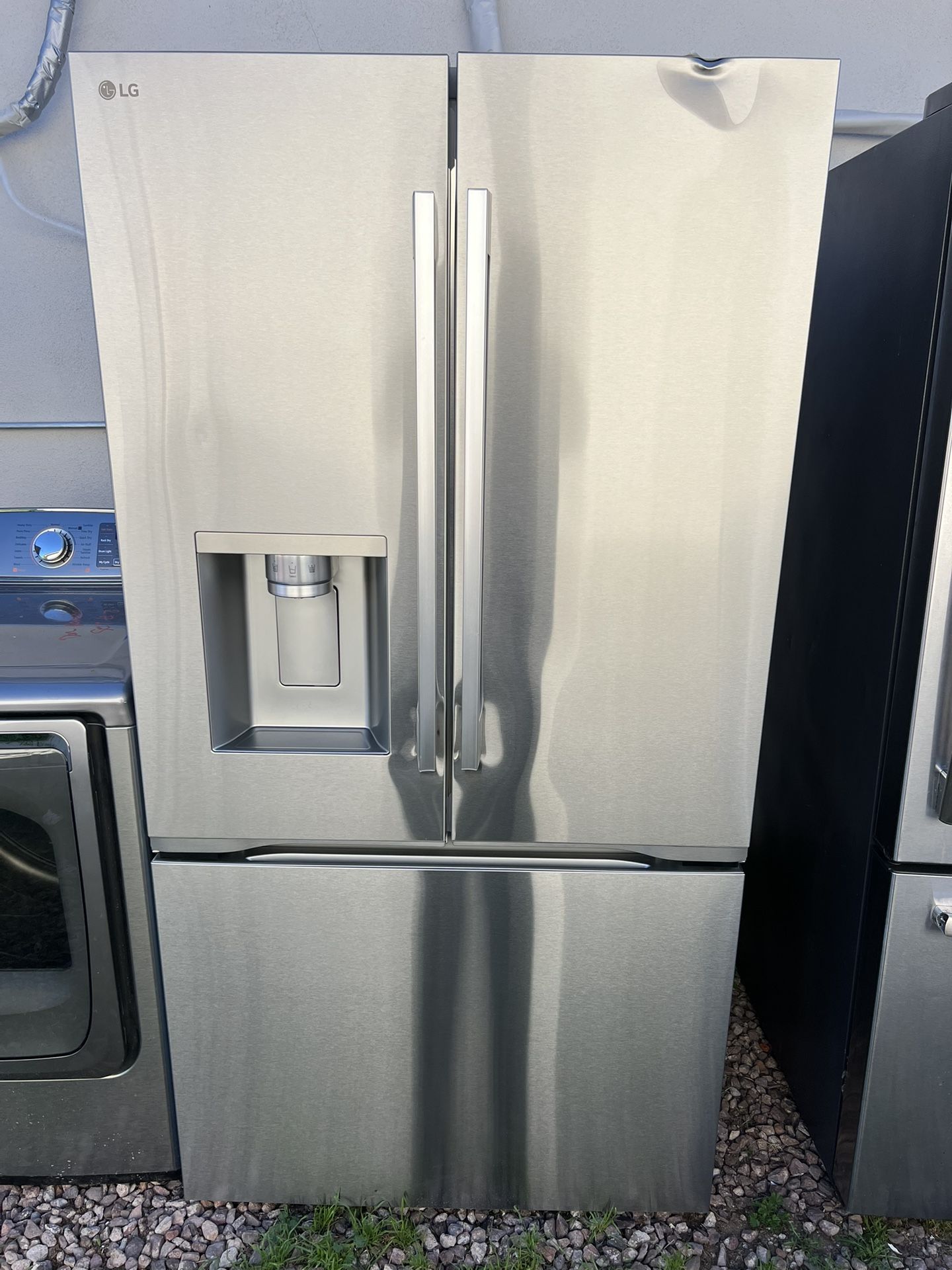 LG Stainless Steel Counter Depth Insta View Refrigerator