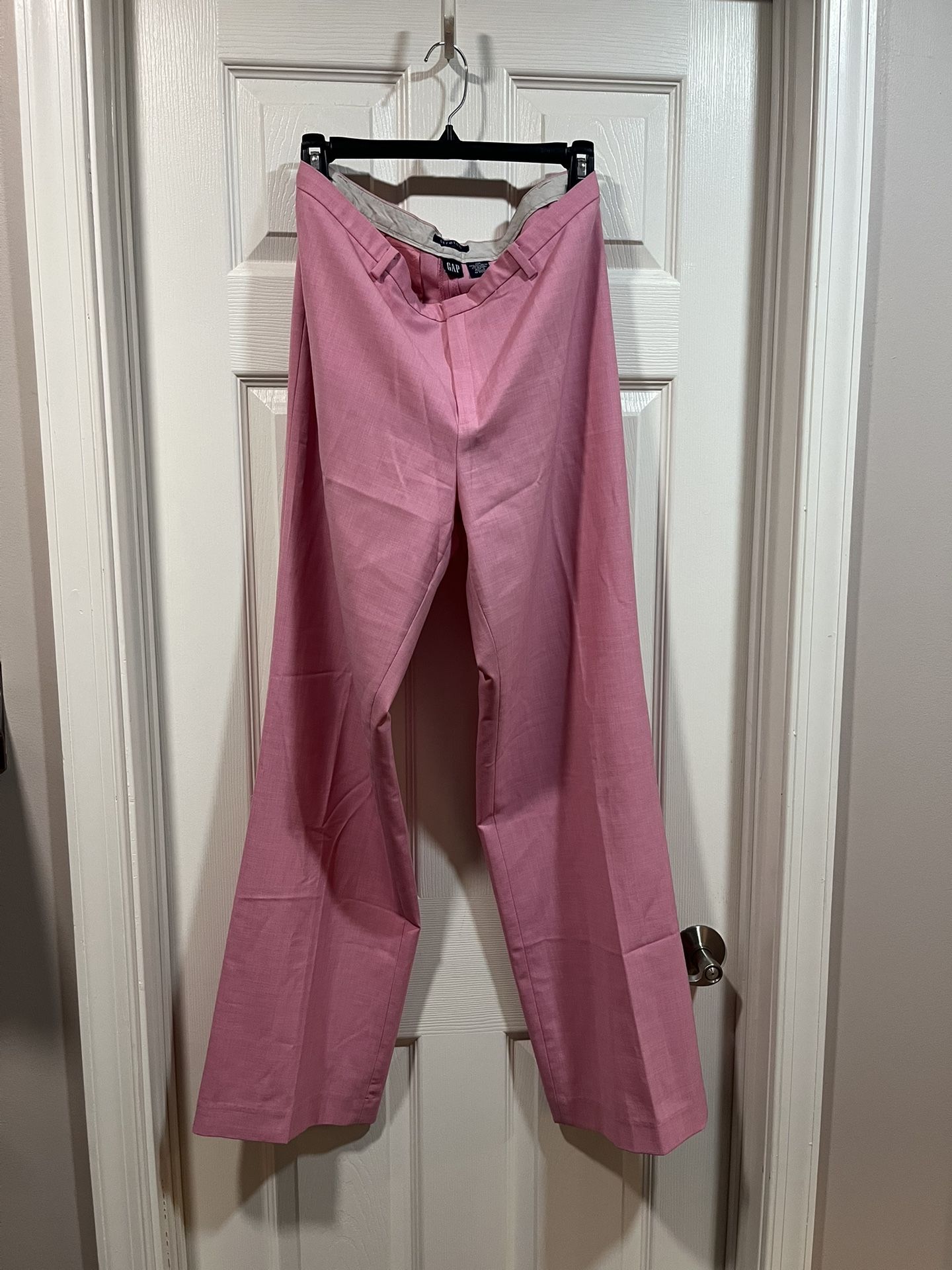 Women’s Pink Wide Leg Trousers, From The Gap, Size: 10R