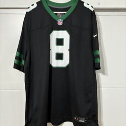Authentic Nike New York Jets Aaron Rodgers Black Jersey Size XL