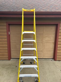 werner podium 375lbs platform ladder