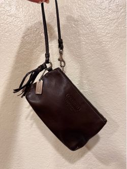 Coach Leather Wristlet