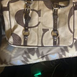 Tan/Brown Coach Handbag
