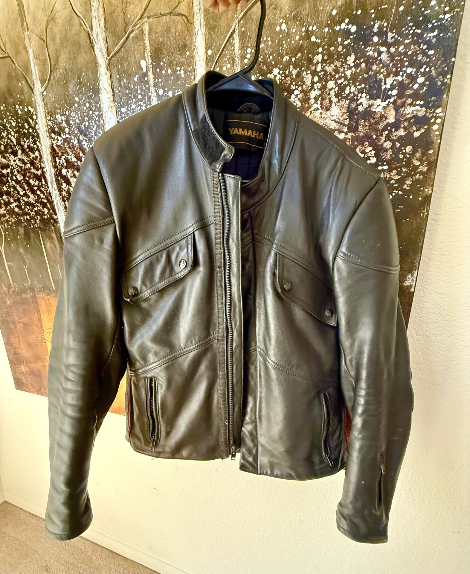 Genuine Yamaha Leather Motorcycle Jacket