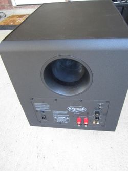 Klipsch 200 Watts Powered Sub, POWERS ON BUT NO SOUND