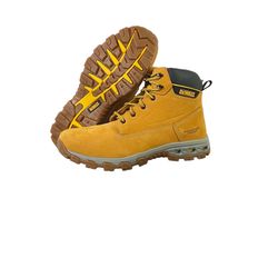 DEWALT Men's Halogen 6 in. Work Boots - Soft Toe - Wheat Size 13(M)