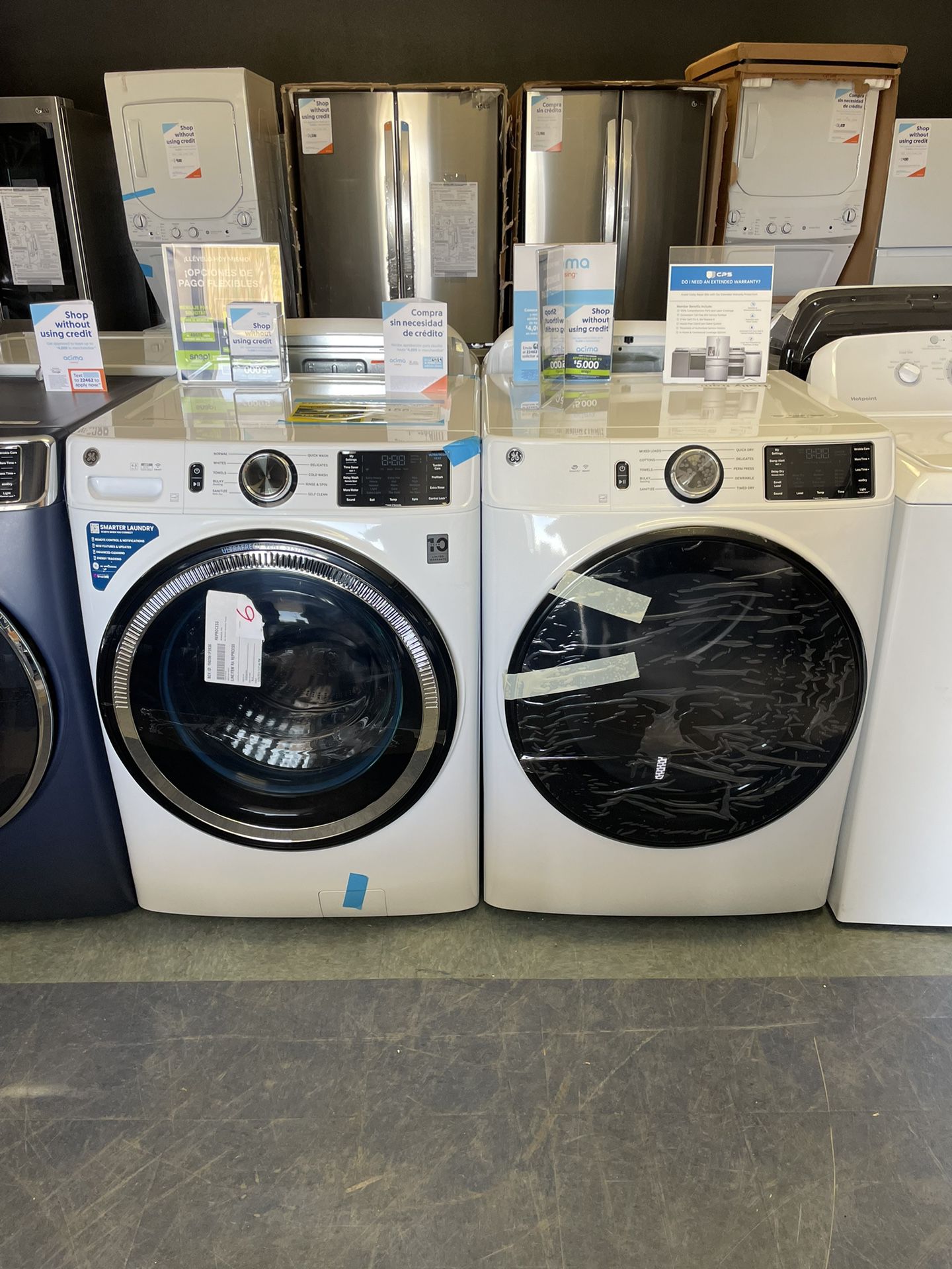 GE Front Load Washer And Gas Dryer Laundry Set🙌XL🙌🙌