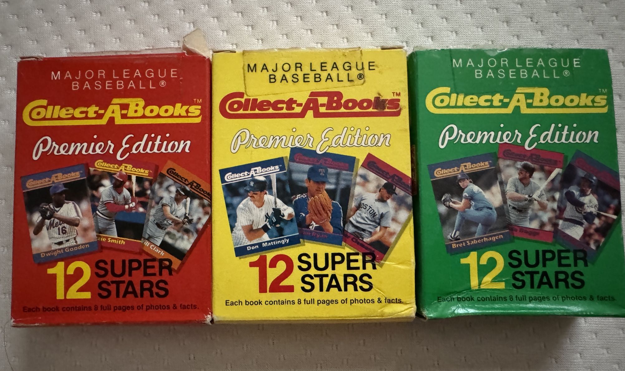 1990 MLB Collect A Books - 3 Boxes