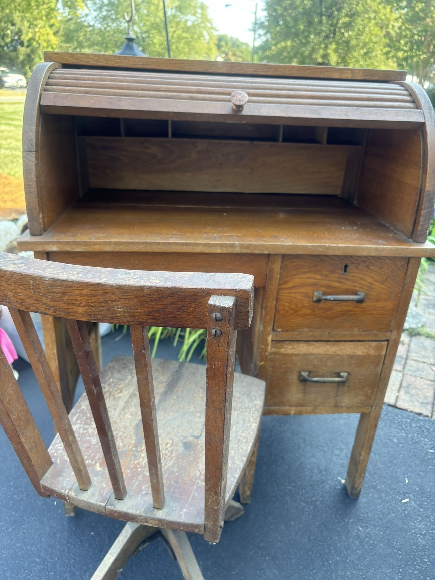 Child’s Oak Desk