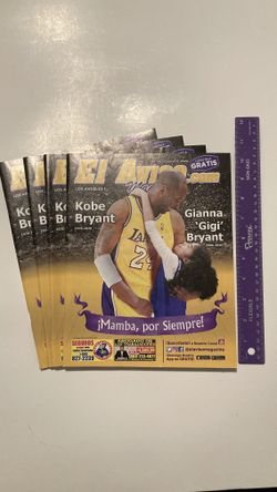El Aviso Magazine With Kobe And Gigi 2020 LA Lakers