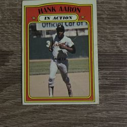 Hank Aaron Baseball Card