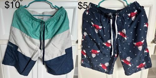 Mens swim trunks