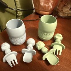 PandaEar Baby & Toddler  Cup And Utensil (2 Sets)
