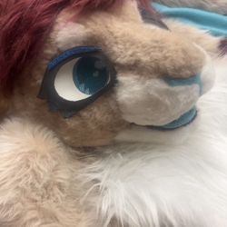 Fursuit Bunny Head, Detachable Tongue