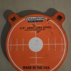 Pistol Rifle Steel Target