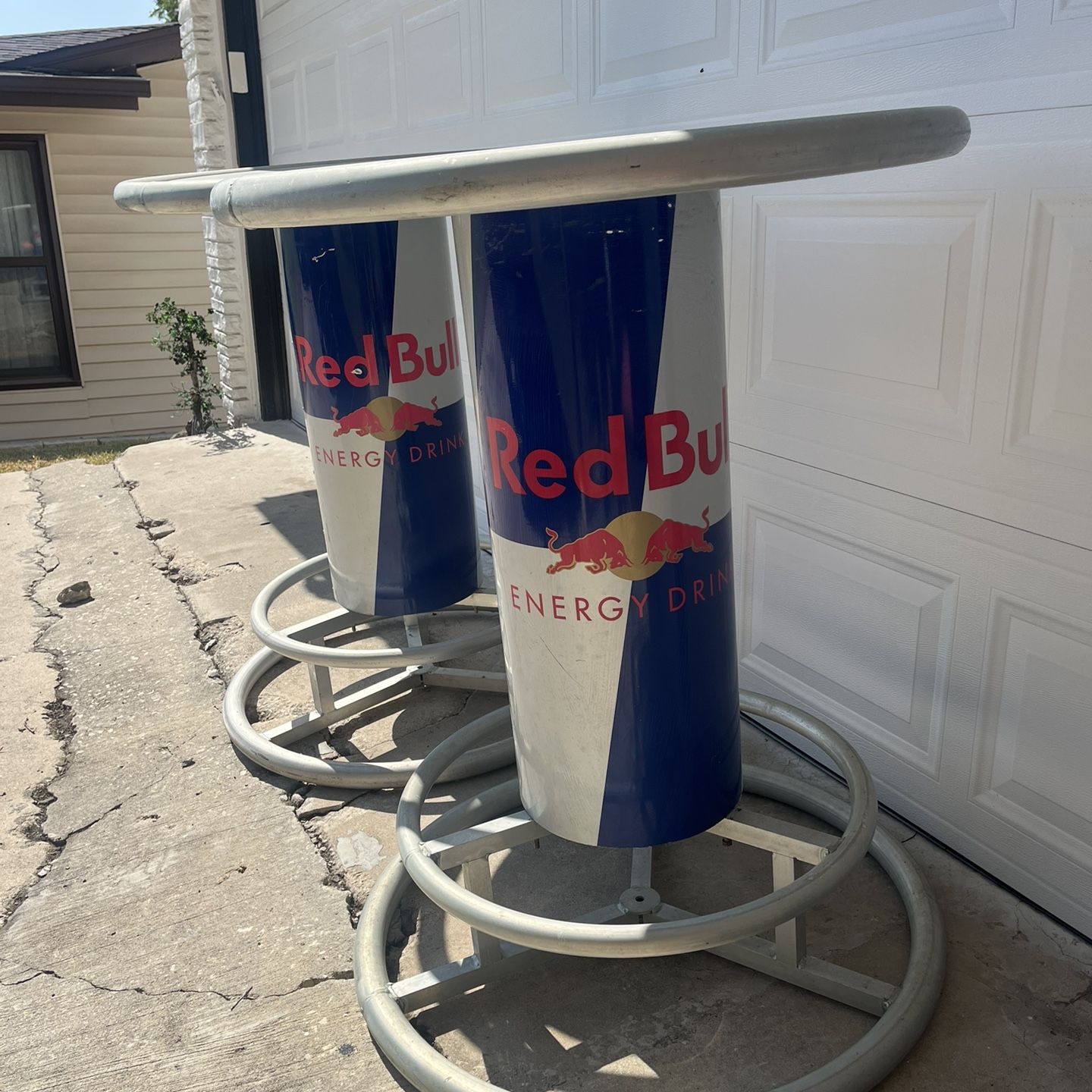 Red bull aluminum pub table discount
