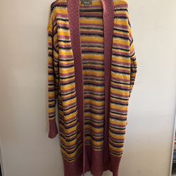 Long Sleeve Knee Length Cozy Cardigan