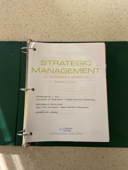 Strategic Management an Integrated Approach