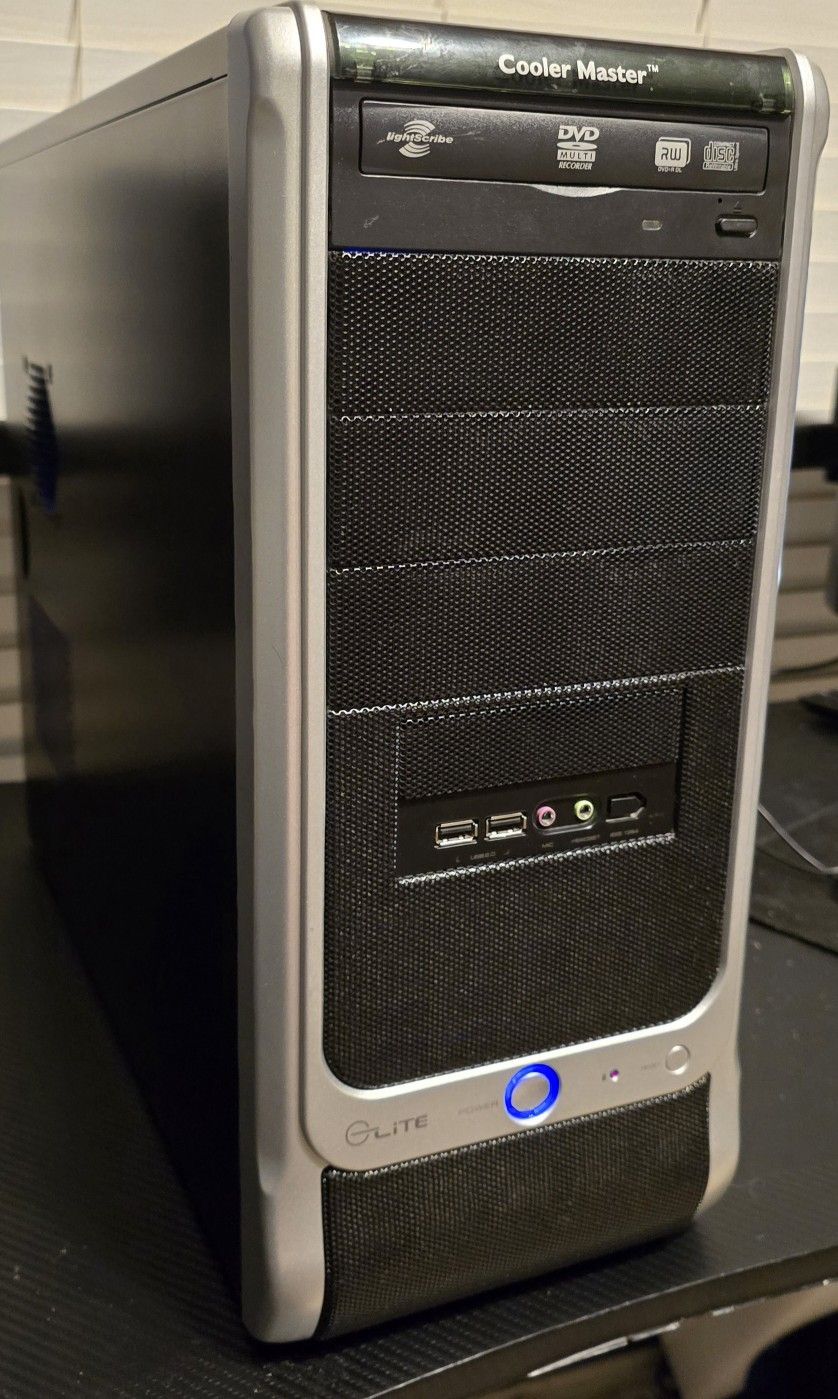 Micro-Star DeskTop 🖥 CoolerMaster Case MS-7596 - 2.60 GHz. CPU/ 8.0GB. RAM /1.0 TB. HDD - Windows 10, DVD-RW 📀 Work Good ✔️