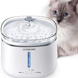 CLEEBOURG 2L Automatic Pet Water Dispenser