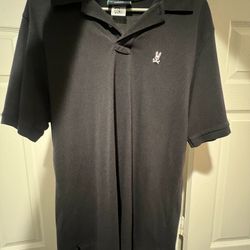 Black Psycho Bunny Polo Size Xl/7