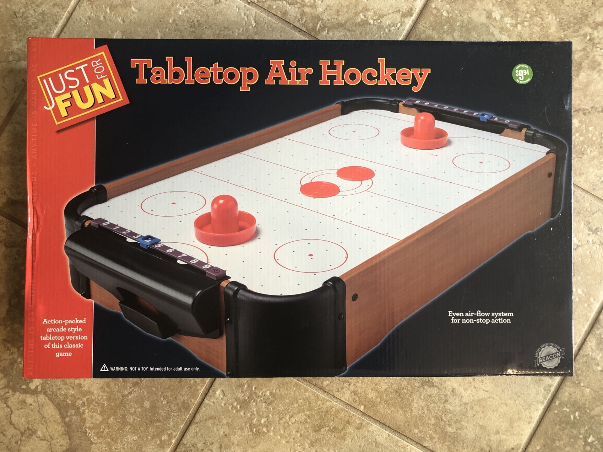 New air hockey tabletop