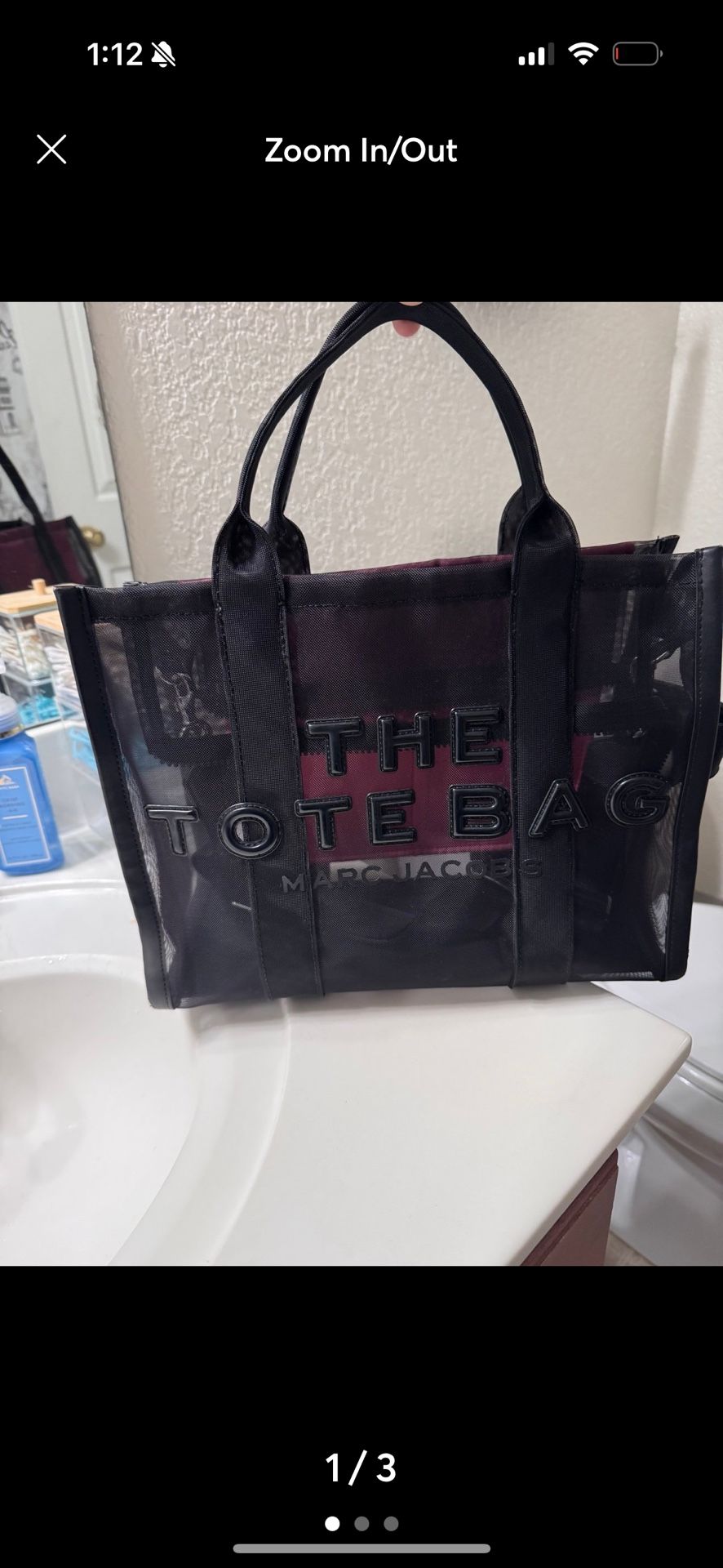 Marc Jacob’s Mesh tote bag