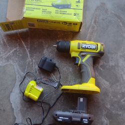 ryobi cordless 1/2' in. drill driver 2 speed with battery and Charger 18v new