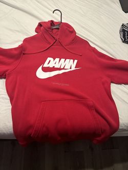 Red Damn Nike Hoodie