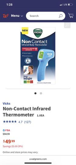 VICKS NON CONTACT INFRARED BODY THERMOMETER
