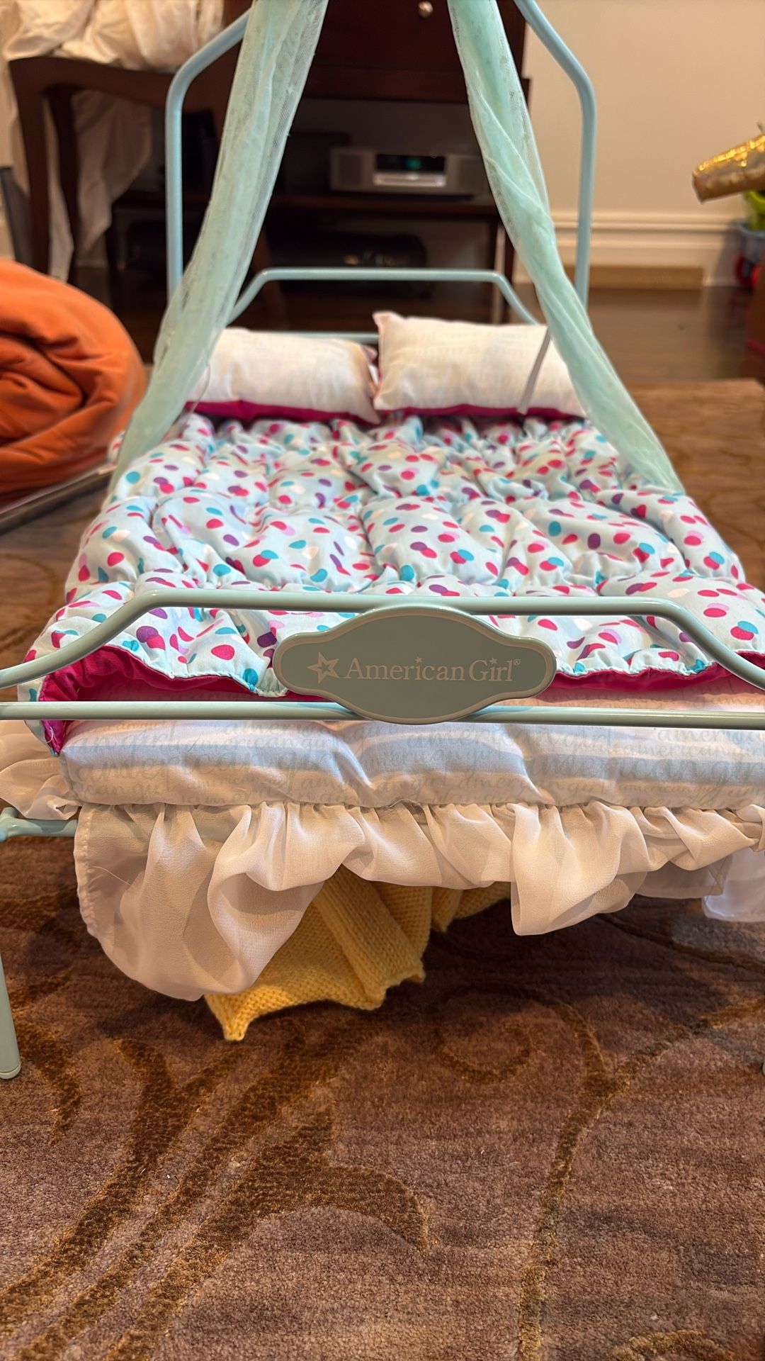 American Girl Doll Bed / Canopy