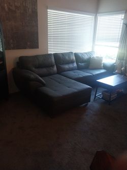 Blueish Grey Sofa