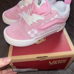 Toddler Pink Knu School Vans 