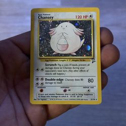 Pokemon Chansey Base Set 2 