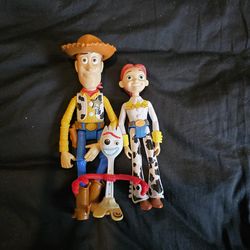 Talking: Woody Jessie and Forky Toy story toys