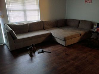 Three piece sectional couch