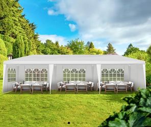10x30 Party Tent Canopy Outdoor Gazebo Canopy Wedding Party Tent with 8Sidewalls