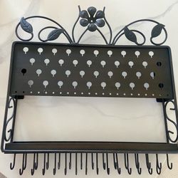 Wall Mounted Metal Jewelry Holder