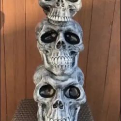 3 Foot Tall Skull Statue