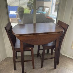 Bar Height Breakfast Table