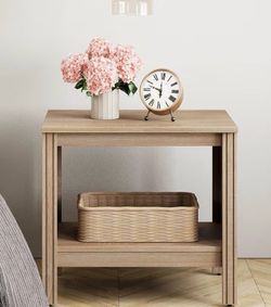 Oak side table