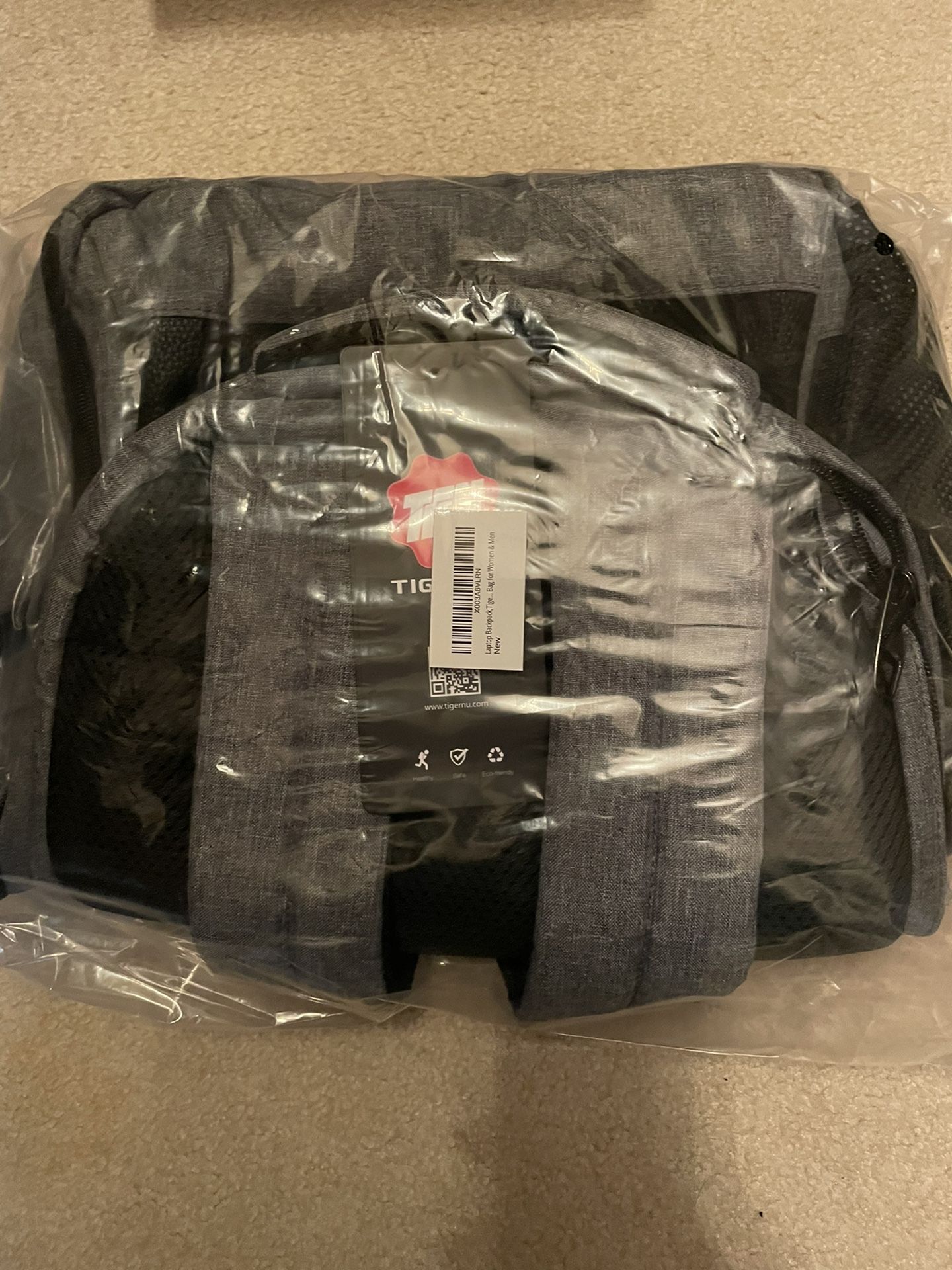 Waterproof Laptop Backpack Brand New With Charging Port Not Self Charging Please See Pics For Description 