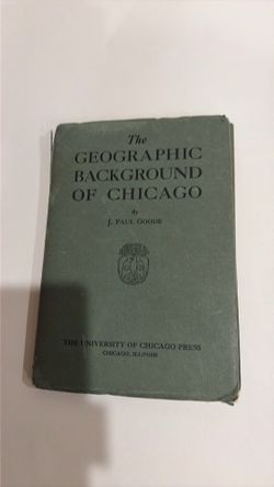 1926 Book: Chicago Geographic Background
