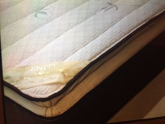 Serenity jumbo pillow top queen size set