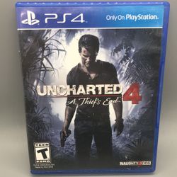 Uncharted 4 Four A Thief’s End Ps4 Playstation Four Play Station 4 Game 