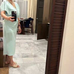 Prabal Gurung Light Blue Midi Dress