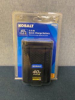 Kobalt 2.0 Ah Battery 40V MAX Lithium-Ion Model (contact info removed)
