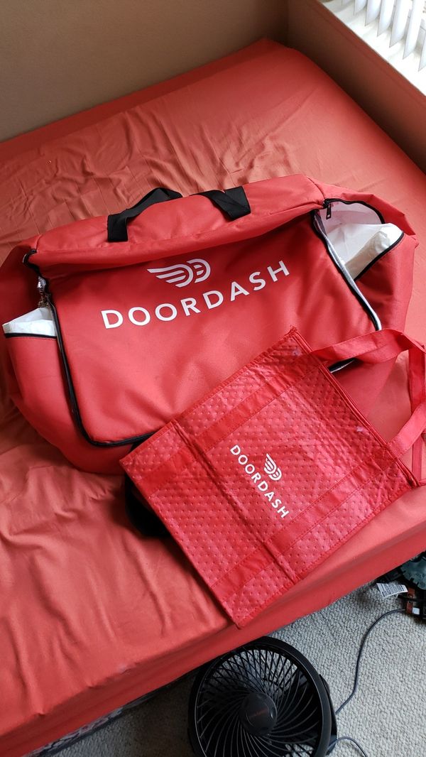 Doordash Delivery Bags Pizza Insulated Takeout Postmates Grubhub Uber Eats for Sale in West ...